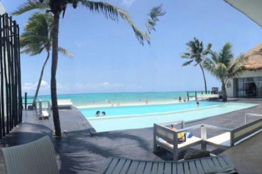 Beachside Corasol El Amanecer de Frida para 2 personas Playa del Carmen Exterior foto